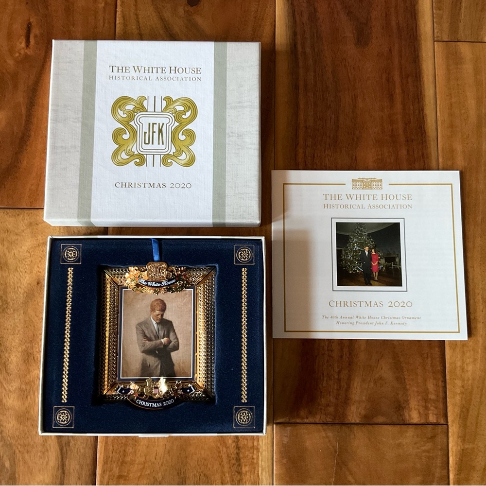 ✔️ The White House Historical JFK Christmas 2020 Ornament